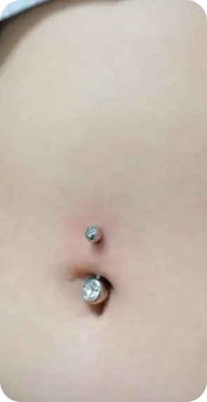 Piercing ombelico