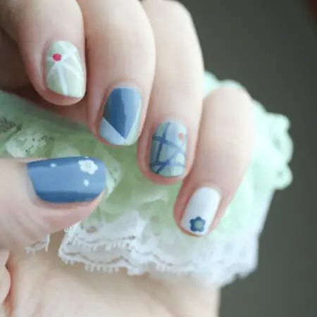 Nail art con decorazioni